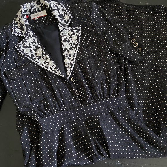 Valentino Dresses & Skirts - RARE BEADED VINTAGE VALENTINO DRESS